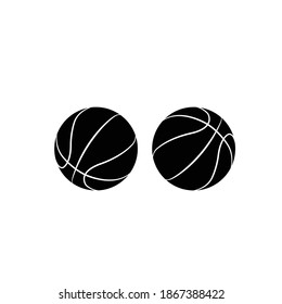 Basketball icon and vector graphics