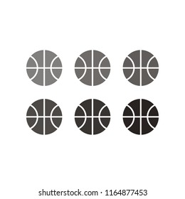 basketball icon. vector illustration