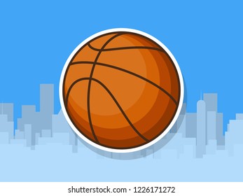 Basketball Icon Vector Illustration