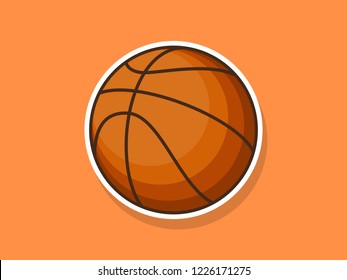 Basketball Icon Vector Illustration