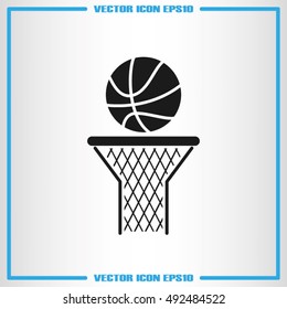 basketball icon vector illustration