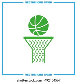 basketball icon vector illustration
