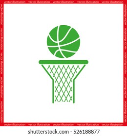 basketball icon vector illustration