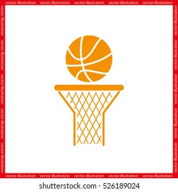 basketball icon vector illustration