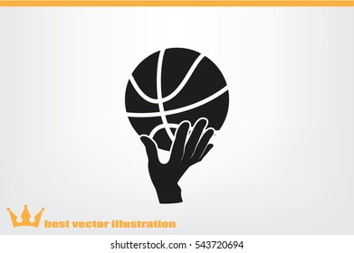 basketball icon vector illustration