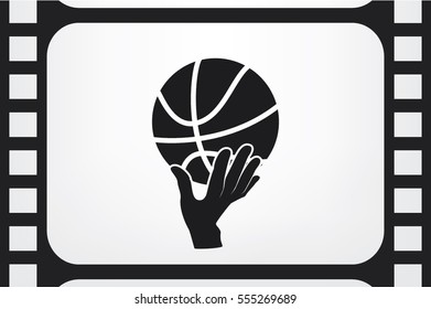 basketball icon vector illustration.