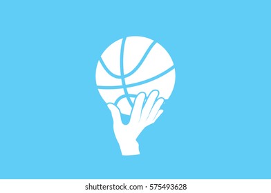 basketball icon vector illustration.