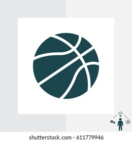 basketball icon. vector illustration