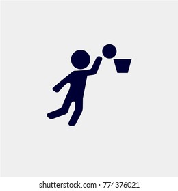 basketball icon vector illustration