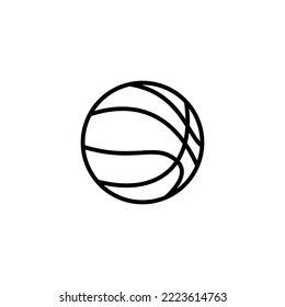 Basketball icon vector illustration. Basketball ball sign and symbol