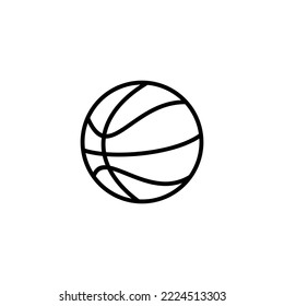 Basketball icon vector illustration. Basketball ball sign and symbol
