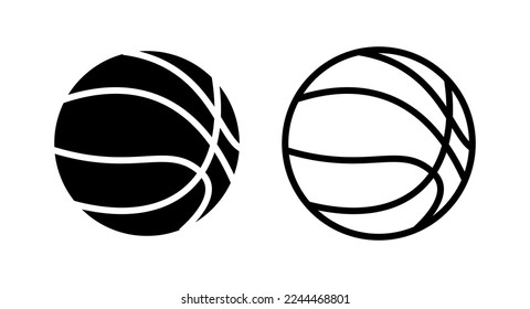 Basketball icon vector illustration. Basketball ball sign and symbol