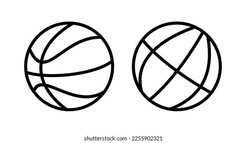 Basketball icon vector illustration. Basketball ball sign and symbol