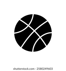 Basketball icon vector illustration. Basketball ball sign and symbol