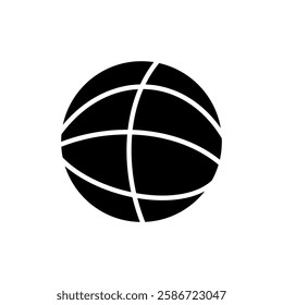 Basketball icon vector illustration. Basketball ball sign and symbol