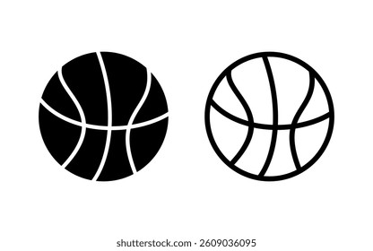 Basketball icon vector illustration. Basketball ball sign and symbol