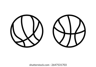 Basketball icon vector illustration. Basketball ball sign and symbol