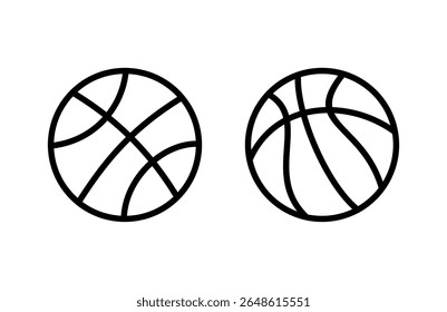 Basketball icon vector illustration. Basketball ball sign and symbol