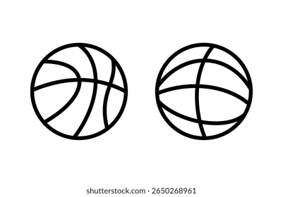 Basketball icon vector illustration. Basketball ball sign and symbol