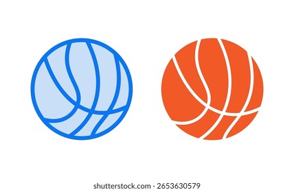 Basketball icon vector illustration. Basketball ball sign and symbol