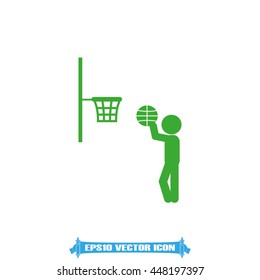 basketball icon vector illustration EPS 10