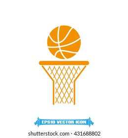 basketball icon vector illustration eps10.