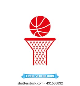 basketball icon vector illustration eps10.
