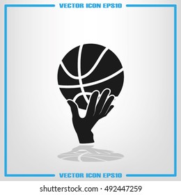 basketball icon vector illustration eps10.