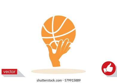 basketball icon vector illustration eps10