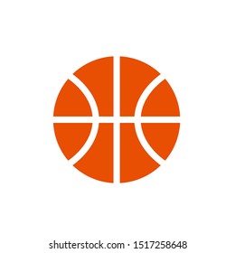 Basketball icon, vector illustration. Flat design style. vector basketball icon illustration isolated on white background, basketball icon Eps10. basketball icons graphic design vector symbols.