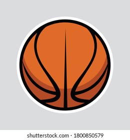 Basketball Icon Vector illustration, Basketball graphic