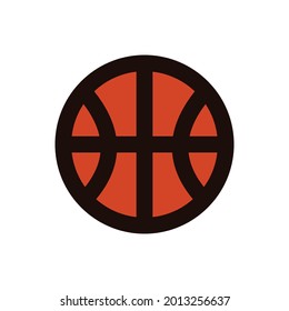 Basketball icon vector illustration logo template for many purpose.