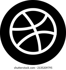 basketball icon vector icon illustration on white background..eps
