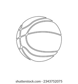 BASKETBALL ICON VECTOR ILLUSTRATION SYMBOL DESIGN
