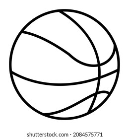 Basketball icon vector image. Can also be used for web apps, mobile apps and print media.