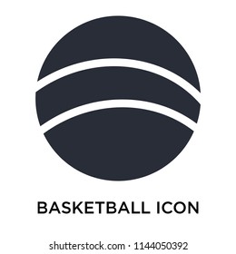 Basketball icon vector isolated on white background for your web and mobile app design, Basketball logo concept