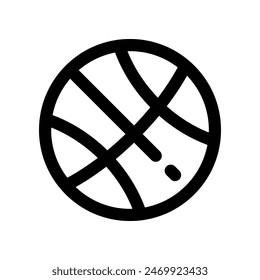 basketball icon. vector line icon for your website, mobile, presentation, and logo design.