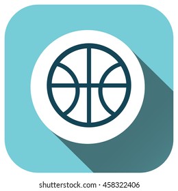 Basketball icon vector logo for your design, symbol, application, website, UI