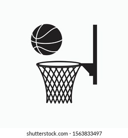 basketball icon vector sign symbol isolated