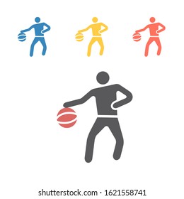 basketball icon icon. Vector signs for web graphics.