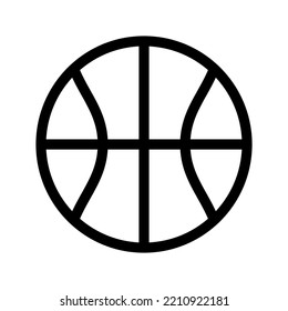 Basketball Icon Vector Symbol Design Illustration