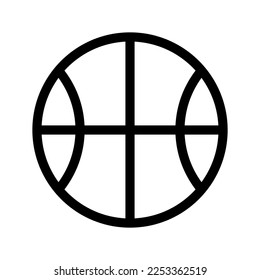 Basketball Icon Vector Symbol Design Illustration