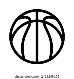 Basketballsymbol Vektor Symbol Design Illustration