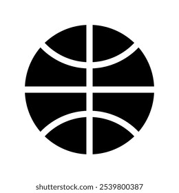 Icono de baloncesto Ilustración de diseño de símbolo de Vector