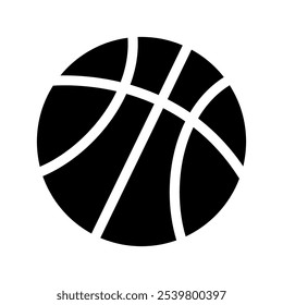 Basketball Icon Vector Symbol Design Illustration