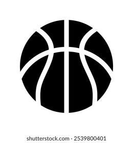Basketball Icon Vector Symbol Design Illustration