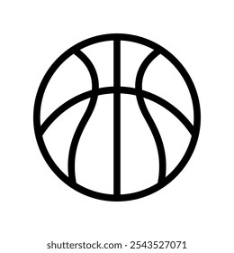 Basketball Symbol Vektorsymbol Design Illustration