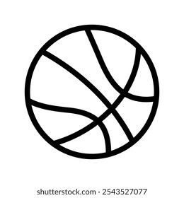 Basketball Icon Vector Symbol Design Illustration