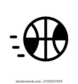 Icono de baloncesto Ilustración de diseño de símbolo de Vector