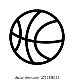 Basketball Icon Vector Symbol Design Illustration